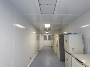 Biological Safety Containment 2E Equipment Corridor