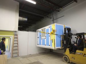 Pharmacy Cleanroom Air Handling Unit Installation